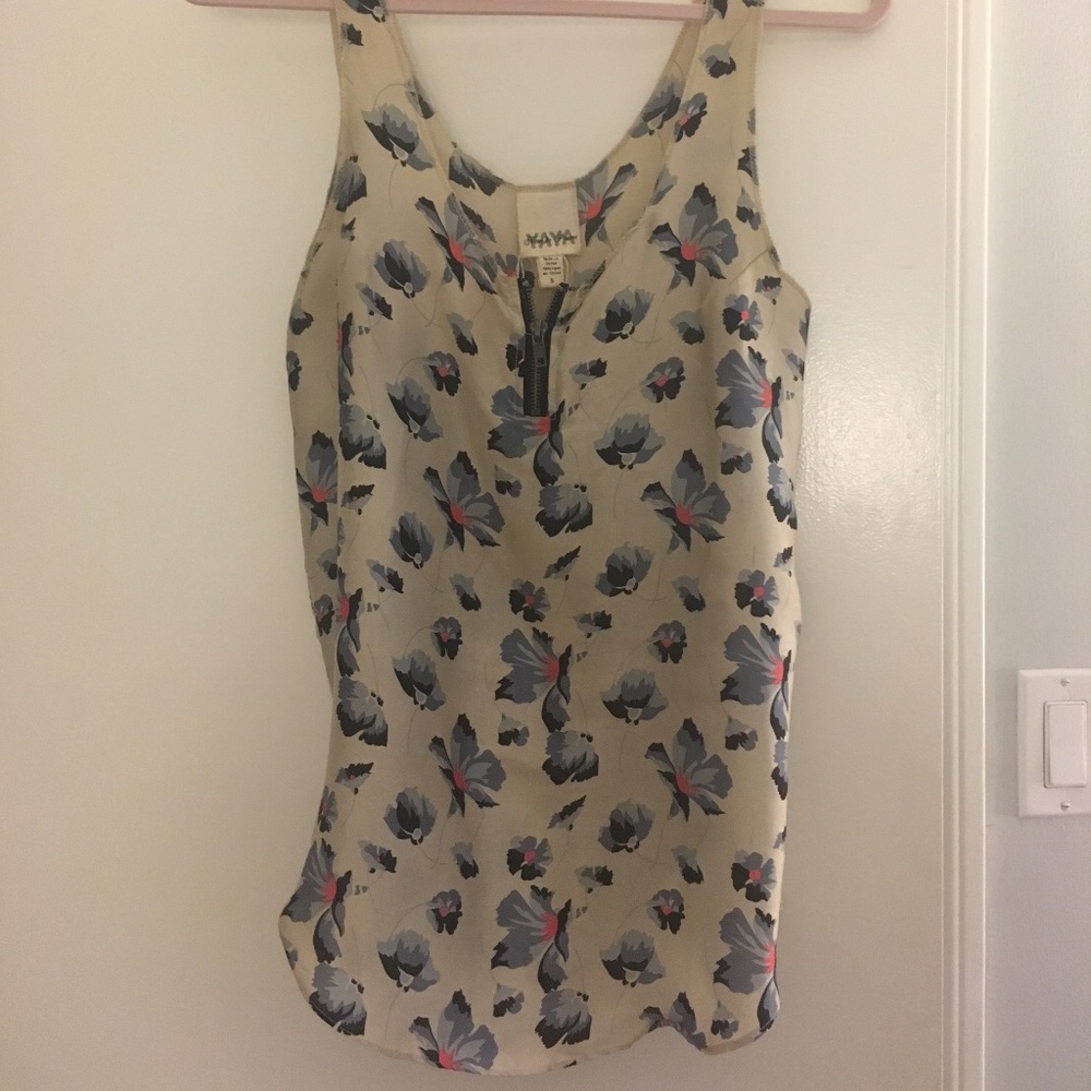 YAYA Nom de Plume Floral Tank